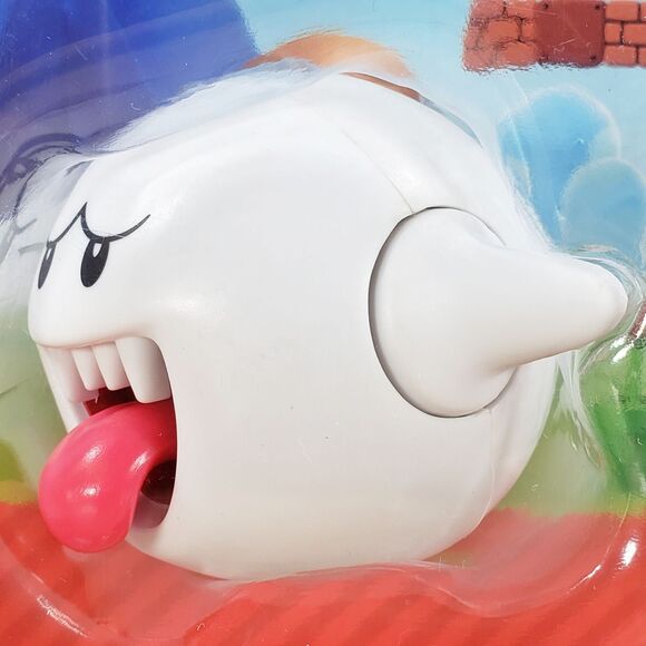 Jakks Pacific Super Mario Boo 4" w/ Gold Coin Nintendo Collectible Figure New - Picture 9 of 10